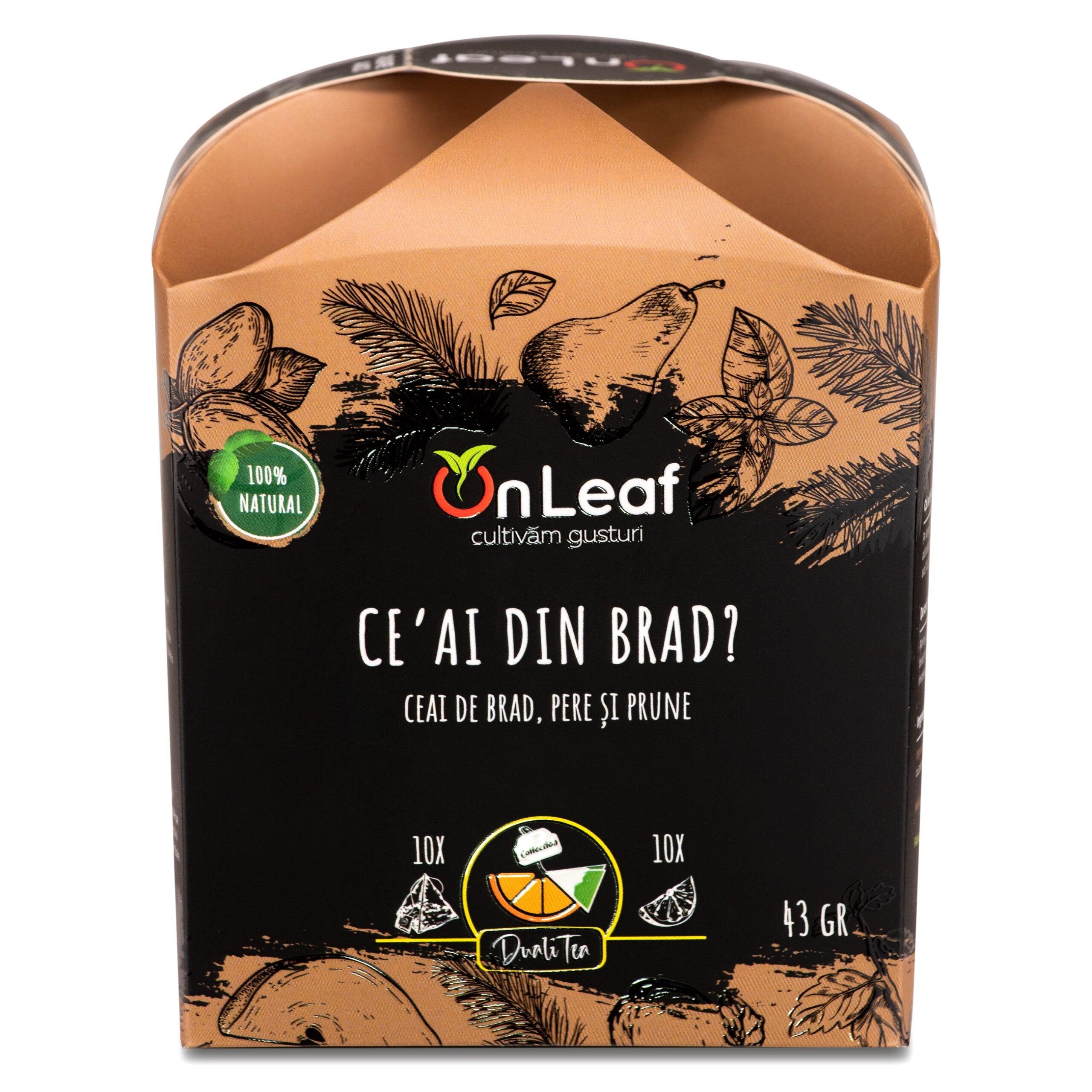 Ceai de brad, pere şi prune